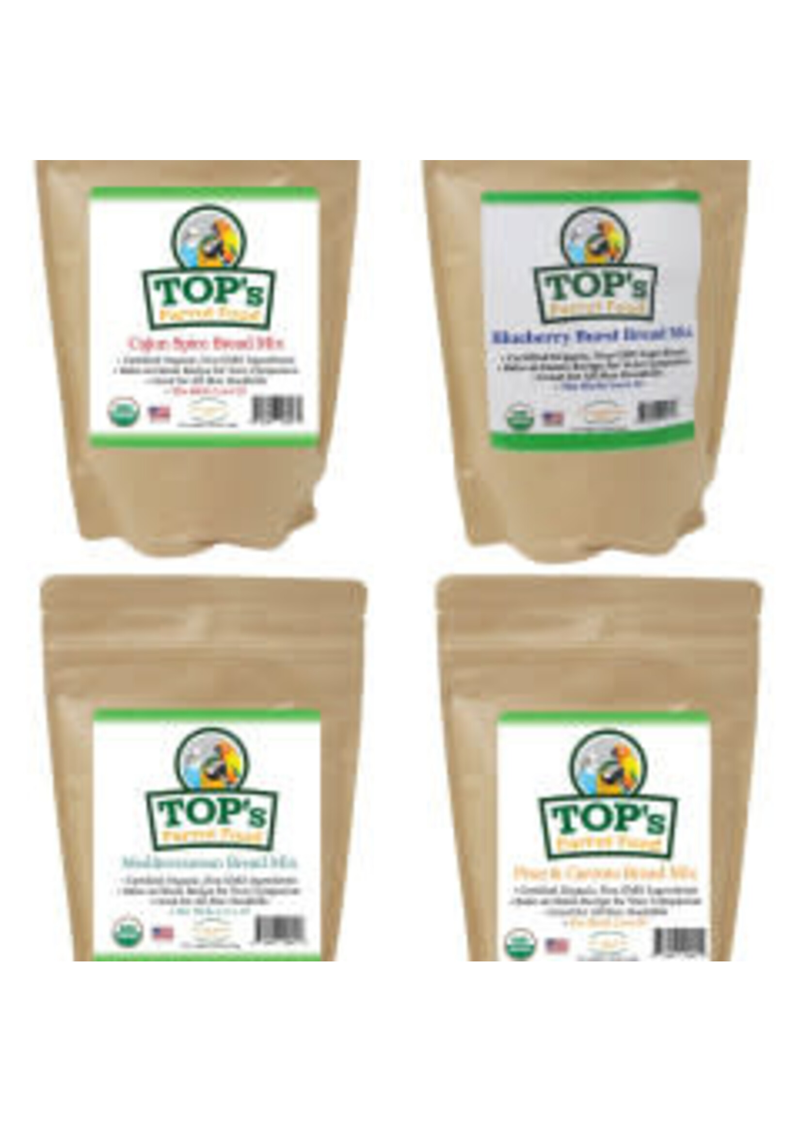 Totally Organics TOPS Top's Premium Birdie Bread Mix Mediterranean Clearance