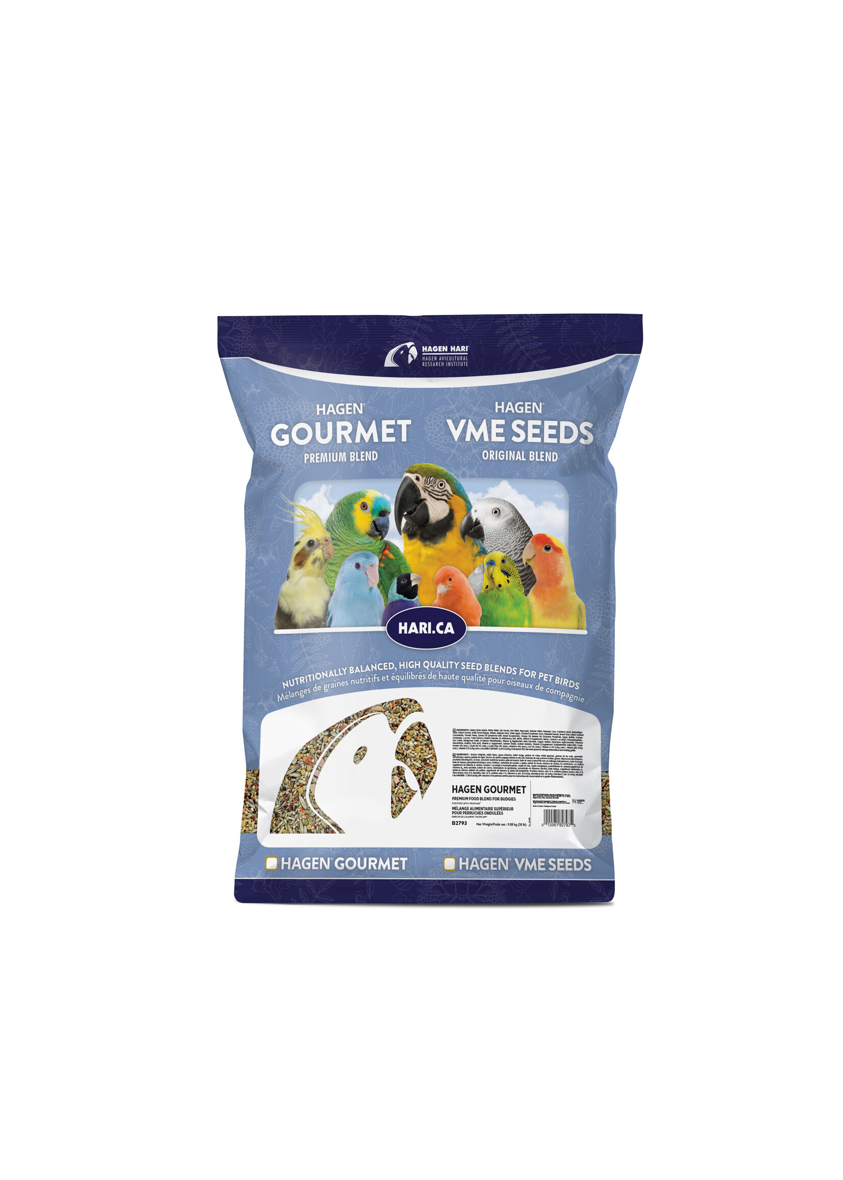 Hari HARI Gourmet Premium Seed Mix for Budgies - 9.1 kg (20 lb) B2793DU