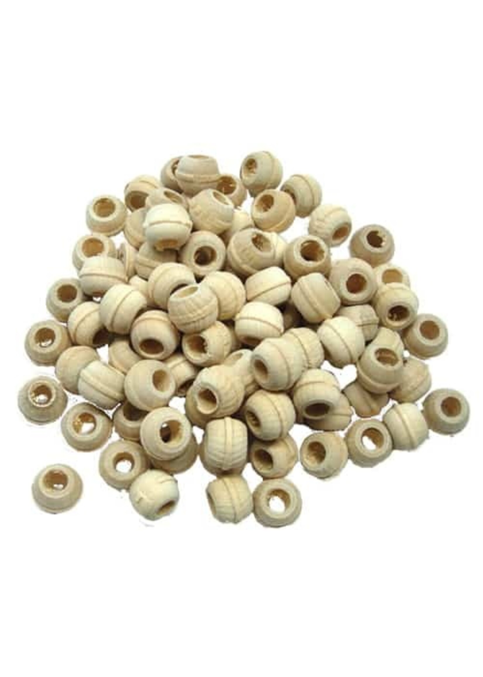 Snap Beads Natural 1/2″D (H1/4″) 200125N