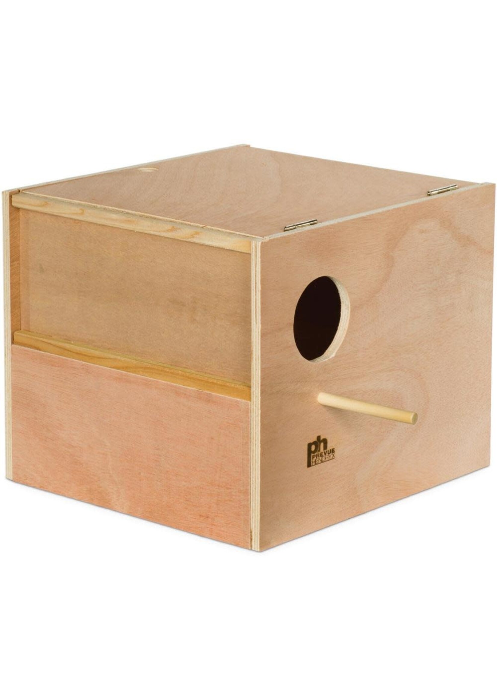 Prevue Hendryx PH \ Wood Nesting Box \ LARGE Outside \ Cockatiel