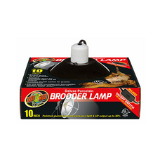 Zoo Med Labs ZOO MED  Deluxe Porcelain Brooder Lamp  Black  25CM (10")