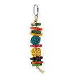 Hari HARI SMART.PLAY Enrichment Parrot Toy - Wicker Wood Fun