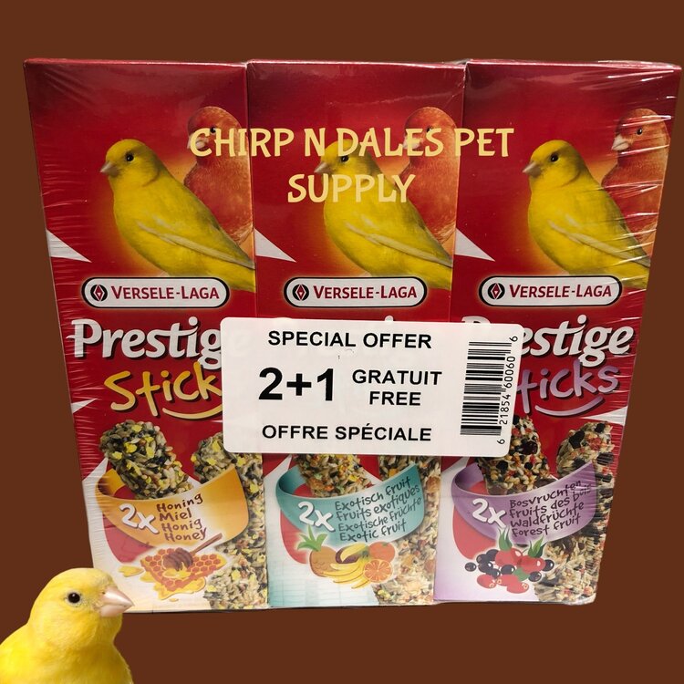 Prestige Versele Laga  PRESTIGE STICKS CANARIES TRIPLE VARIETY PACK
