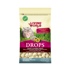 Living World Living World "DROPS" Yogurt Flavored Hamster Treat, 2.6 oz,