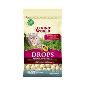 Living World Living World "DROPS" Yogurt Flavored Hamster Treat, 2.6 oz,