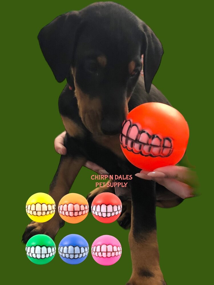 Hemp 4 Tails Tooth Ball Assorted Colors
