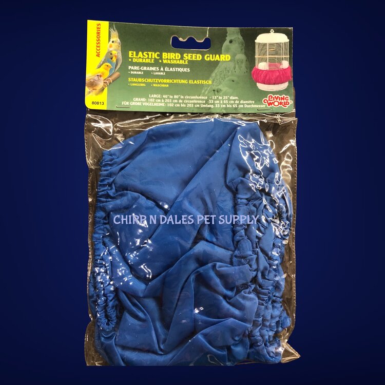 Hagen Hagen Living World Bird Seed Guard - Large - Sky Blue