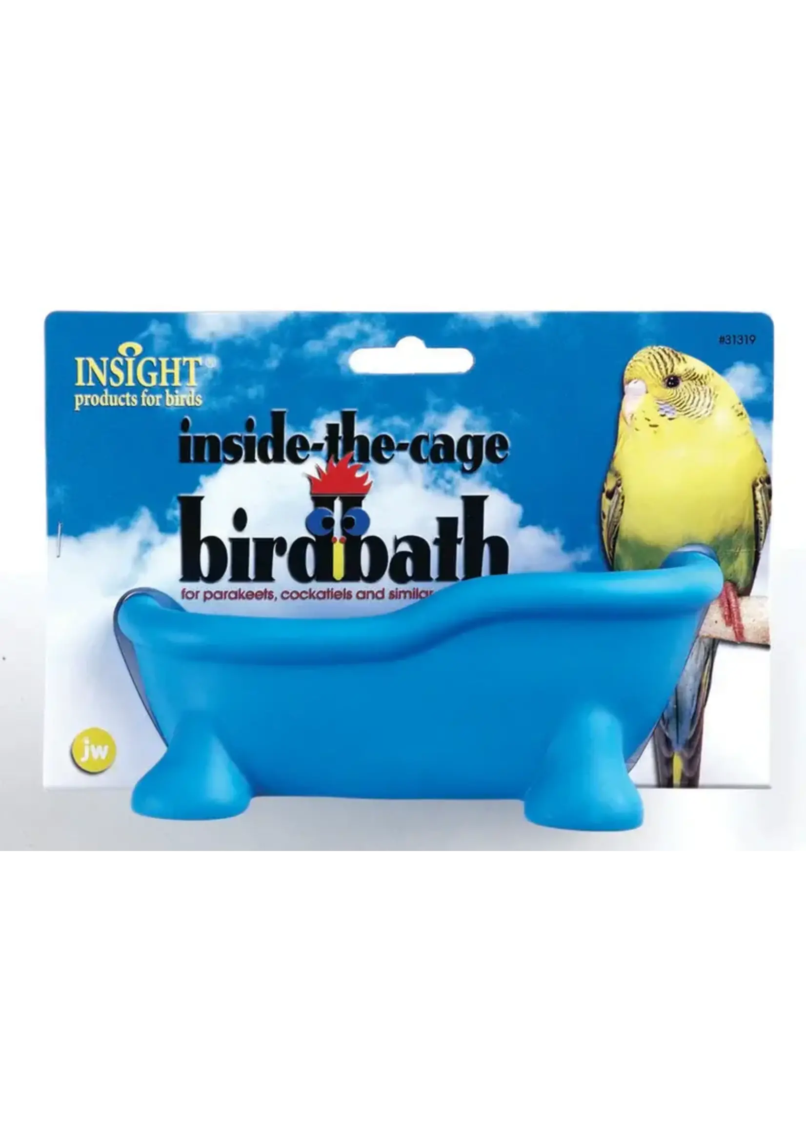 J.W. PET COMPANY JW  Insight  Inside Cage Bird Bath Assorted Colors