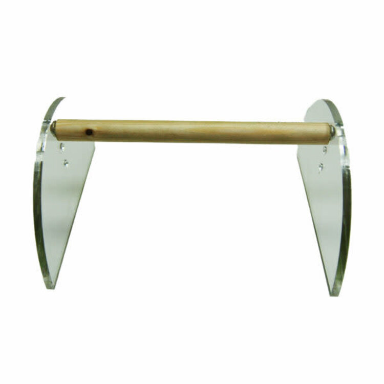 Zoo-Max Zoo Max LOW PROFILE PERCH SMALL 3″H X 6″W T4033