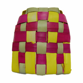 Zoo-Max Zoo Max Colored Palm Leaf Fan (4" - 6")  101255