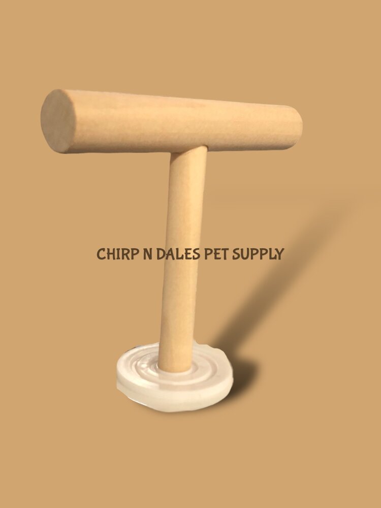 Jolly Jungle Jolly Jungle Wood T-Perch Small  5"x 4"