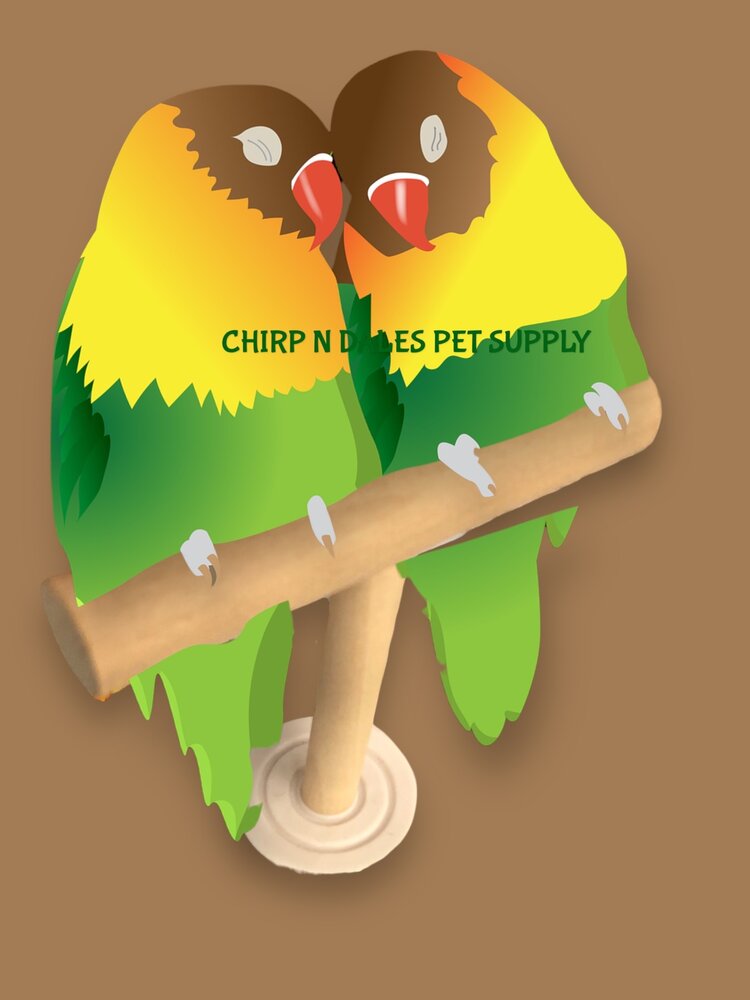 Jolly Jungle Jolly Jungle Wood T-Perch Small  5"x 4"