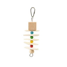 Jolly Jungle Jolly Jungle Small Natural Cuttlebone Kabob  7.5" Long by 2.5"