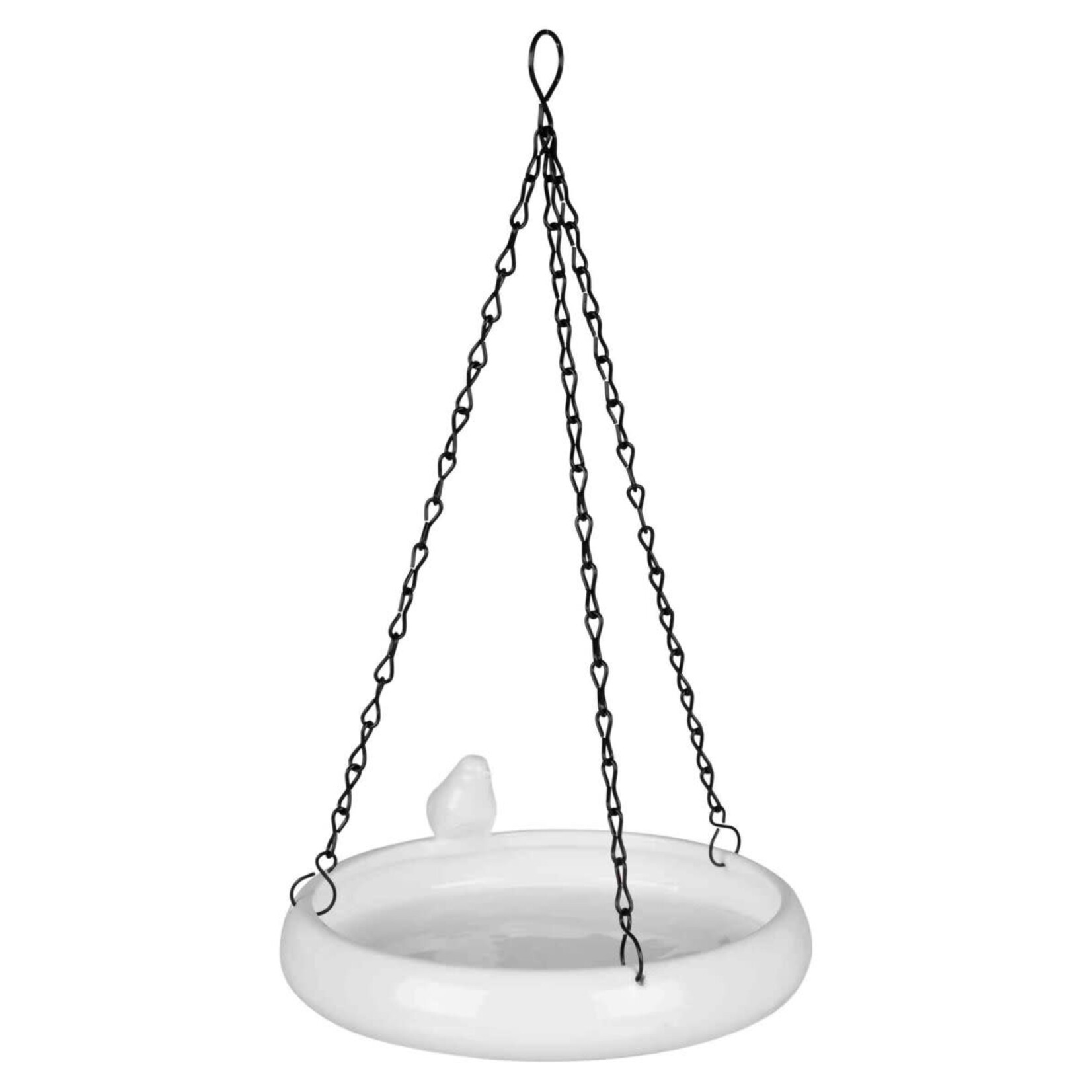 trixie Trixie Hanging Ceramic Bird Bath 500ml White