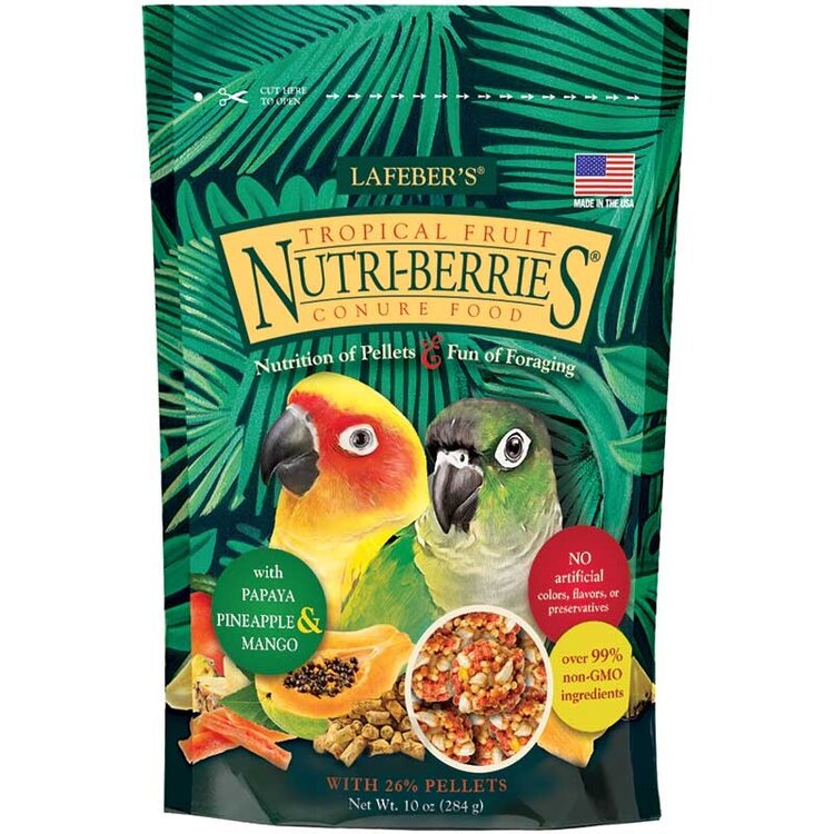 Lafeber's Lafeber  Tropical Fruit Nutri-Berries For Conures 10 OZ