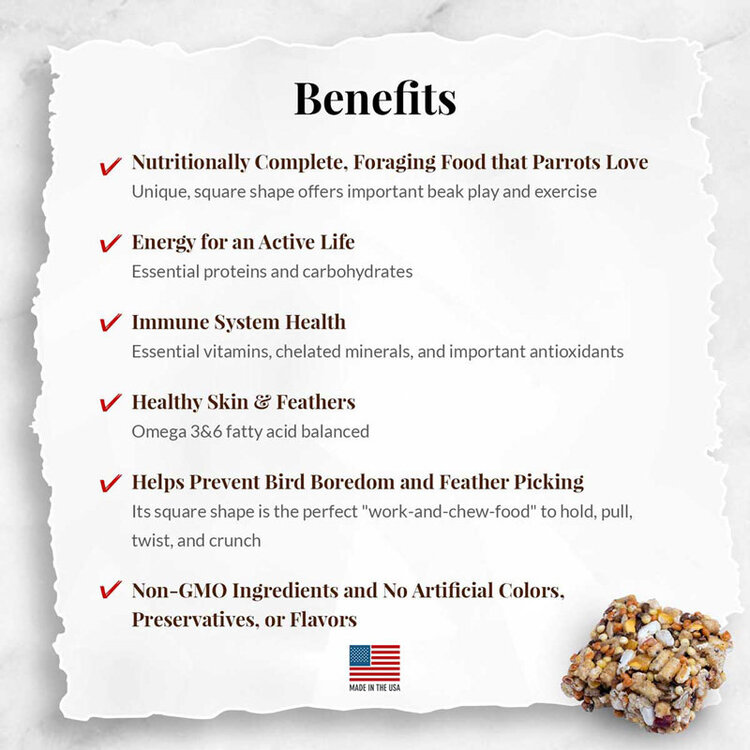 Lafeber's Lafeber Avi-Cakes Fruit Delight for Parrots (8oz)