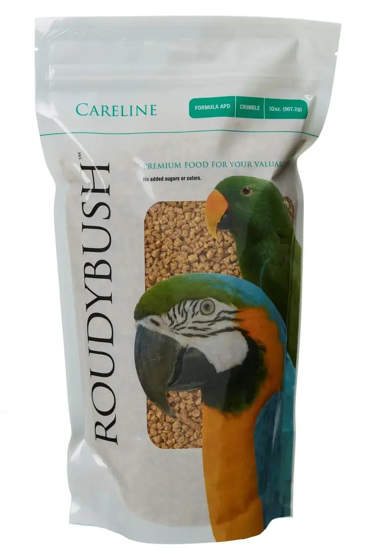 Roudybush Careline Formula APD  Proventicular (PDD) 32 0z  Crumble Pellet