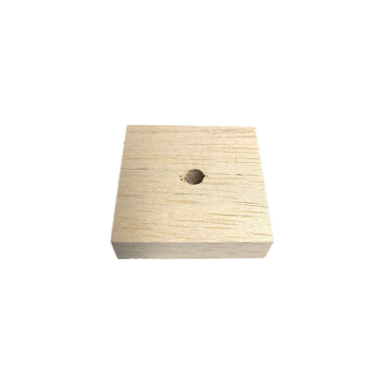 Jolly Jungle Jolly Jungle 2"x2" Natural Balsa Wood Slices (10 pcs)