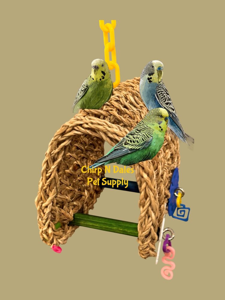 Bonkers Bonkers Seagrass Covered Wagon Small (7x4x6)