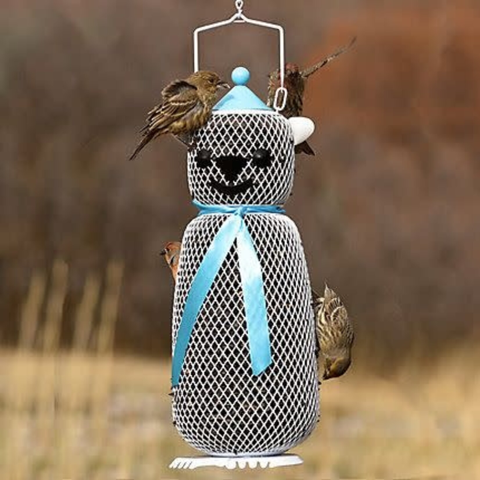 No/No No No Polar Bear Mesh Bird Feeder  1pc