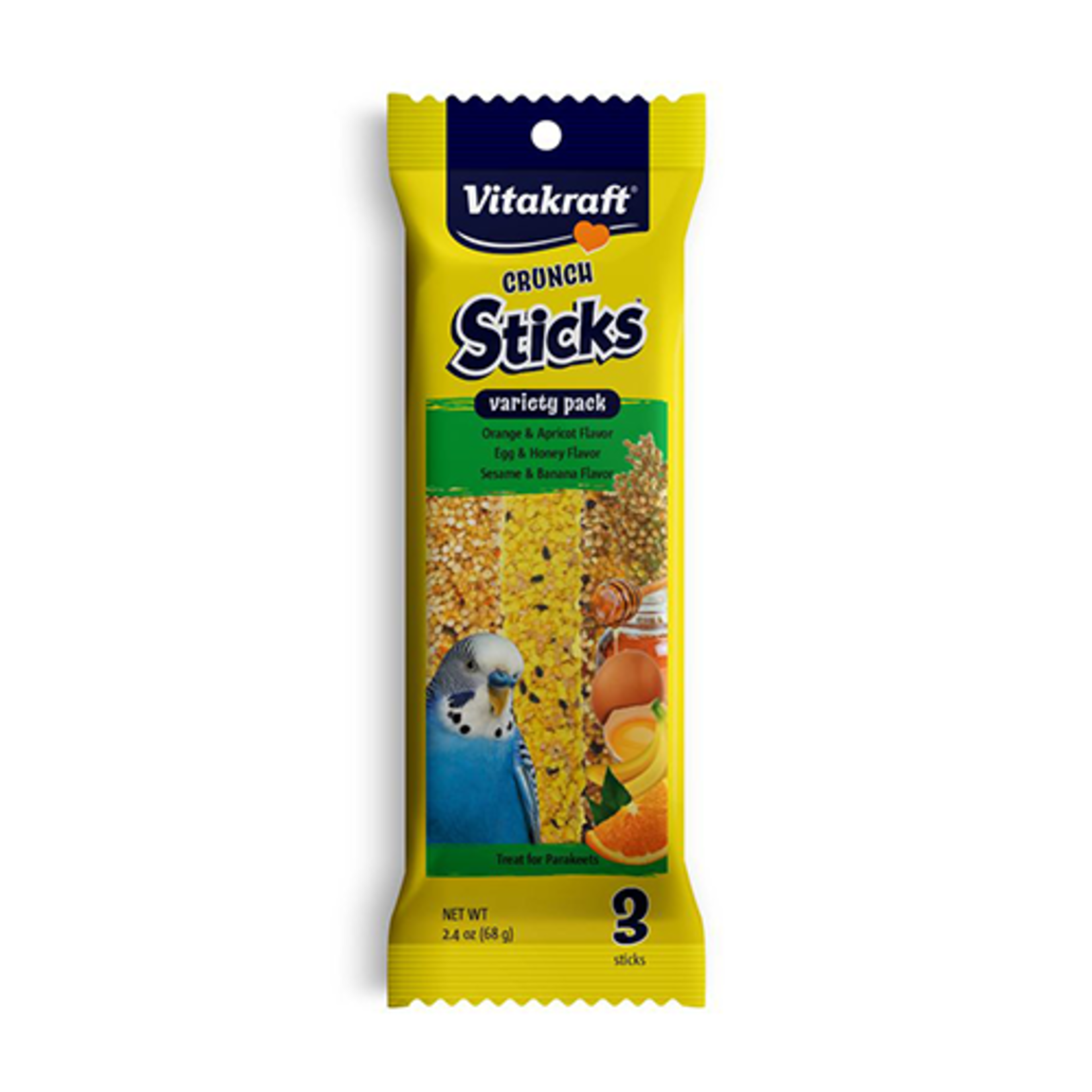 Vitakraft Vitakraft® Crunch Sticks Parakeet Treat Variety Pack 2.5oz