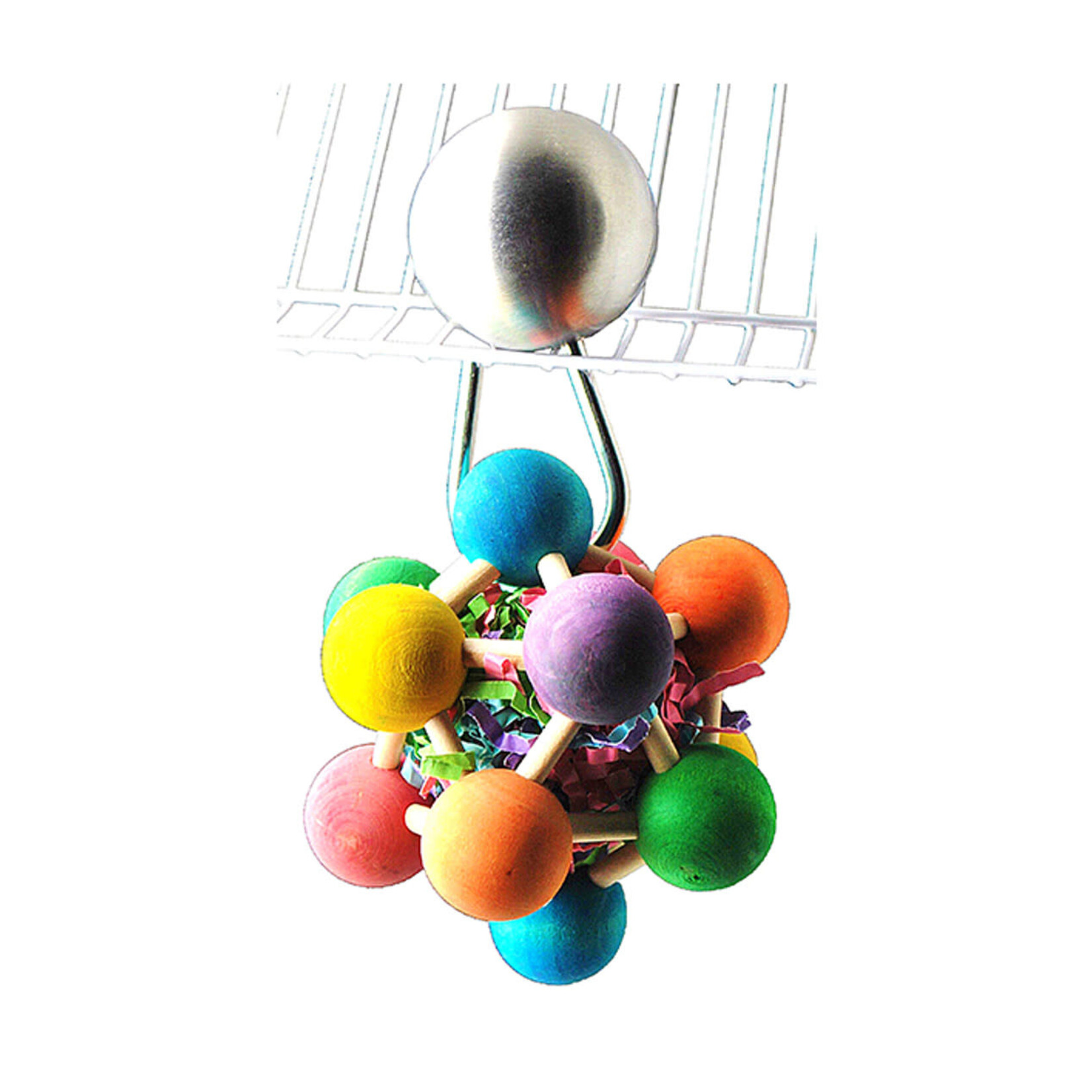 Scooter Z's Scooter Z's -  Stainless Steel Bird Toy Hanger - Large