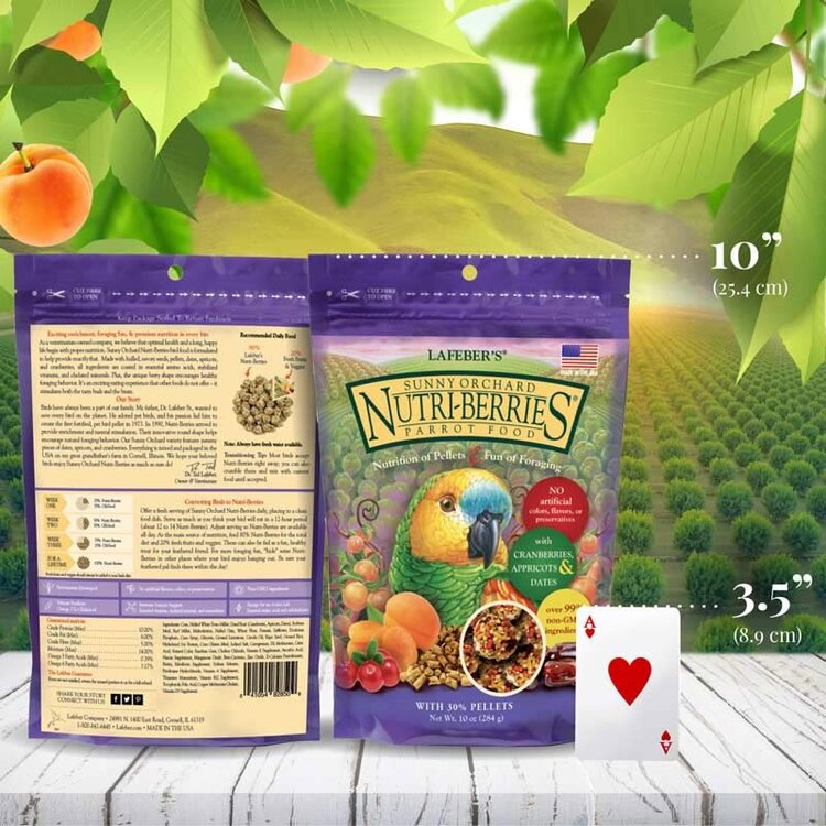 Lafeber's Lafeber Nutri-Berries Sunny Orchard Parrot (10oz)