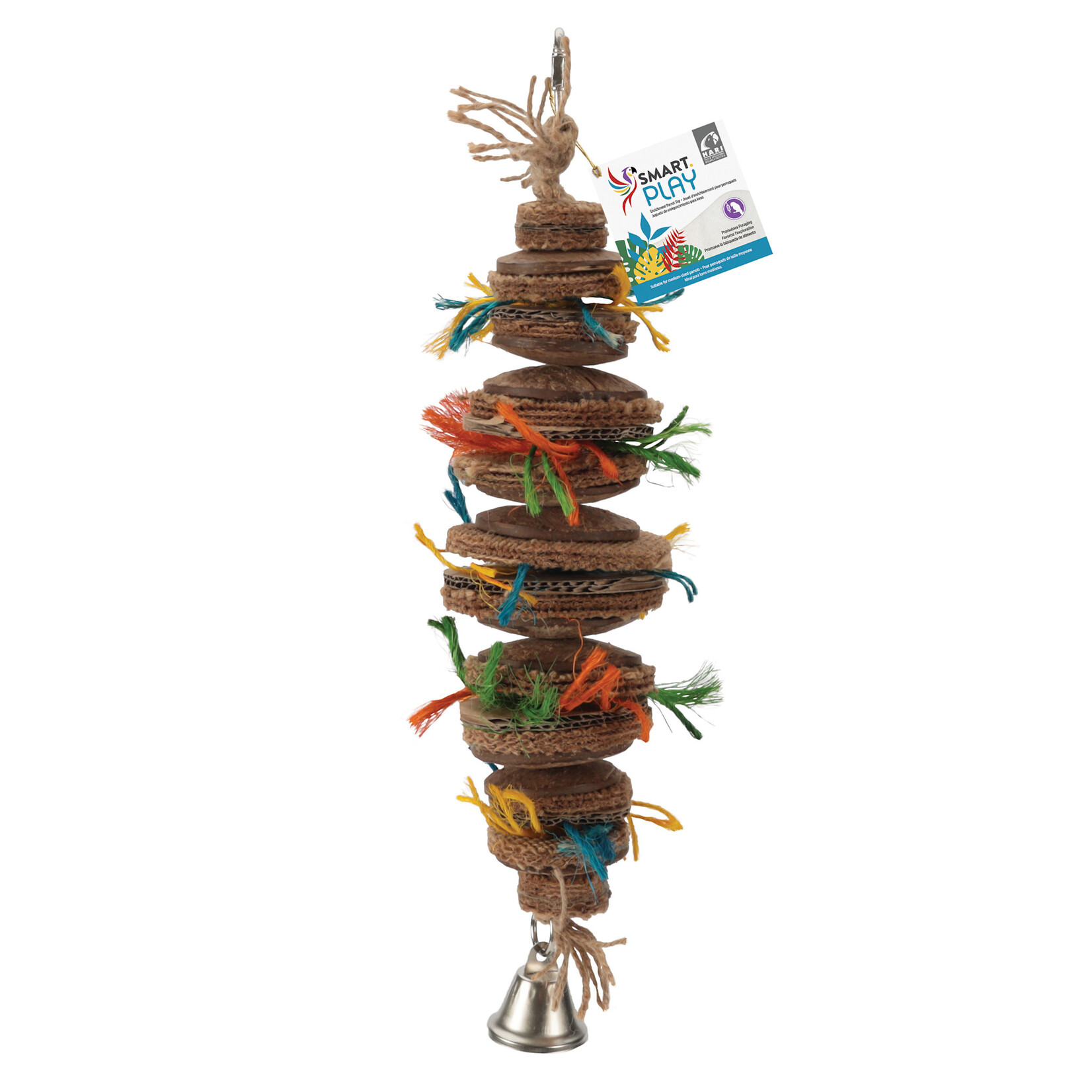 Hari HARI SMART.PLAY Enrichment Parrot Toy - Venus - Large