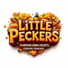 Little Peckers Little Peckers Oven Baked Pumpkin Cinna-Hearts 125g