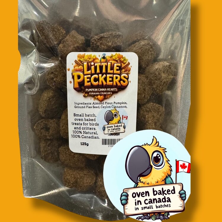 Little Peckers Little Peckers Oven Baked Pumpkin Cinna-Hearts 125g