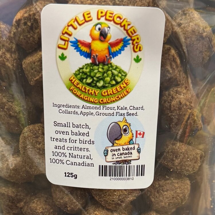 Little Peckers Little Peckers Oven Baked Healthy Greens Foraging Crunchies 125g