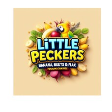 Little Peckers Little Peckers Oven Baked Banana Beet Flax Foraging Crunchies 125g