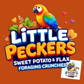 Little Peckers Oven Baked Sweet Potato and Flax Foraging Crunchies 125g