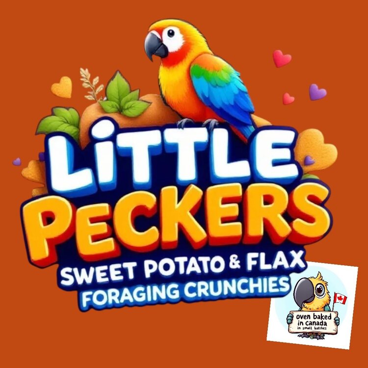 Little Peckers Oven Baked Sweet Potato and Flax Foraging Crunchies 125g