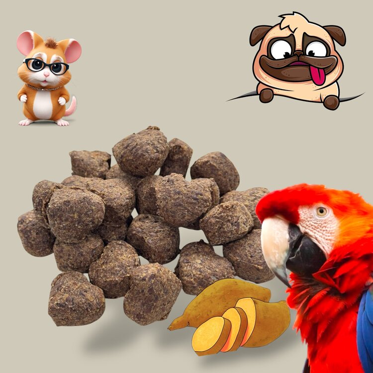 Little Peckers Oven Baked Sweet Potato and Flax Foraging Crunchies 125g