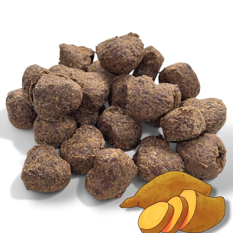 Little Peckers Oven Baked Sweet Potato and Flax Foraging Crunchies 125g