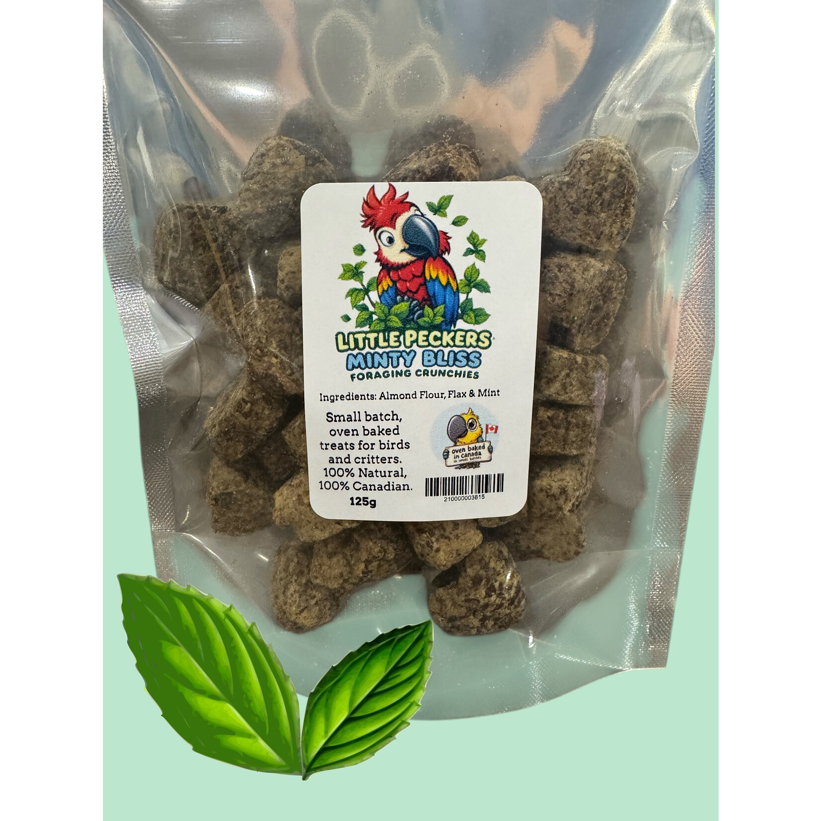 Little Peckers Little Peckers Oven Baked Minty Bliss Foraging Crunchies 125g