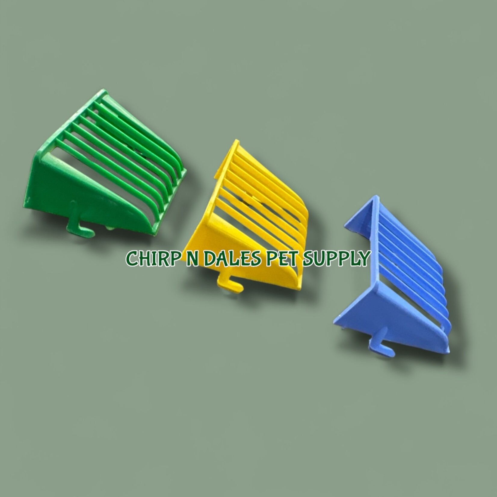 Plastic Holder for Nesting Material or Salad Assorted Colors