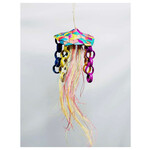 Glitter Pets Palm Jellyfish Shredding Toy 4"x4"x10.5"