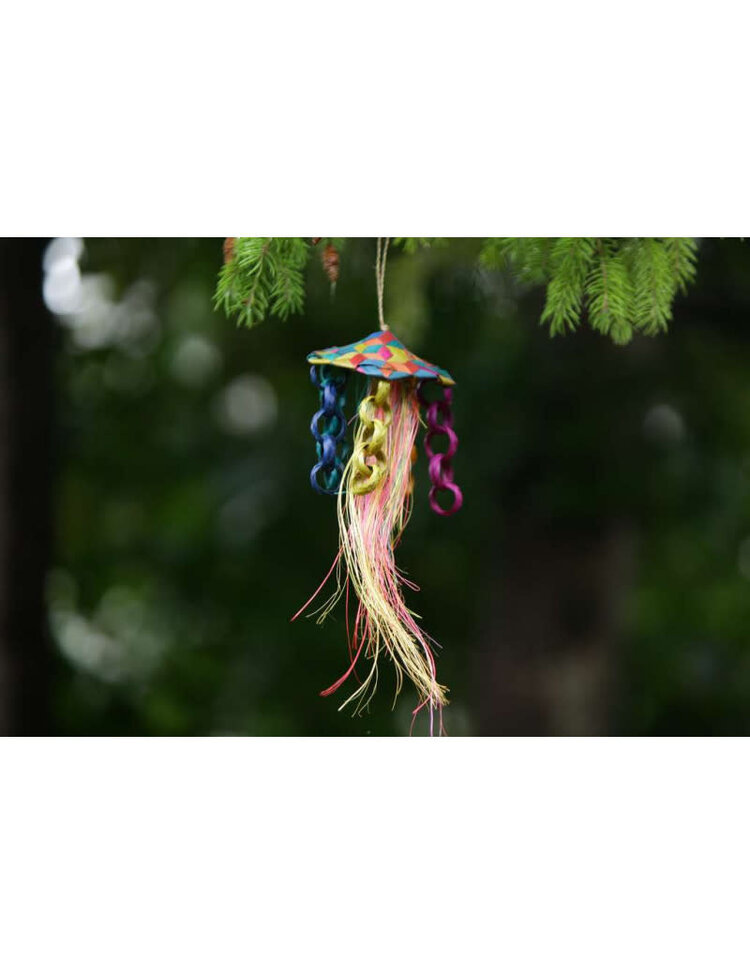 Glitter Pets Palm Jellyfish Shredding Toy 4"x4"x10.5"