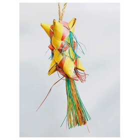 Glitter Pets Natural Palm Carnival Shredding Toy 2"x2"x9.5"