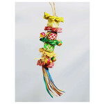 Glitter Pets Palm Flower Tower Shredding Toy 3" x 3" x 12"
