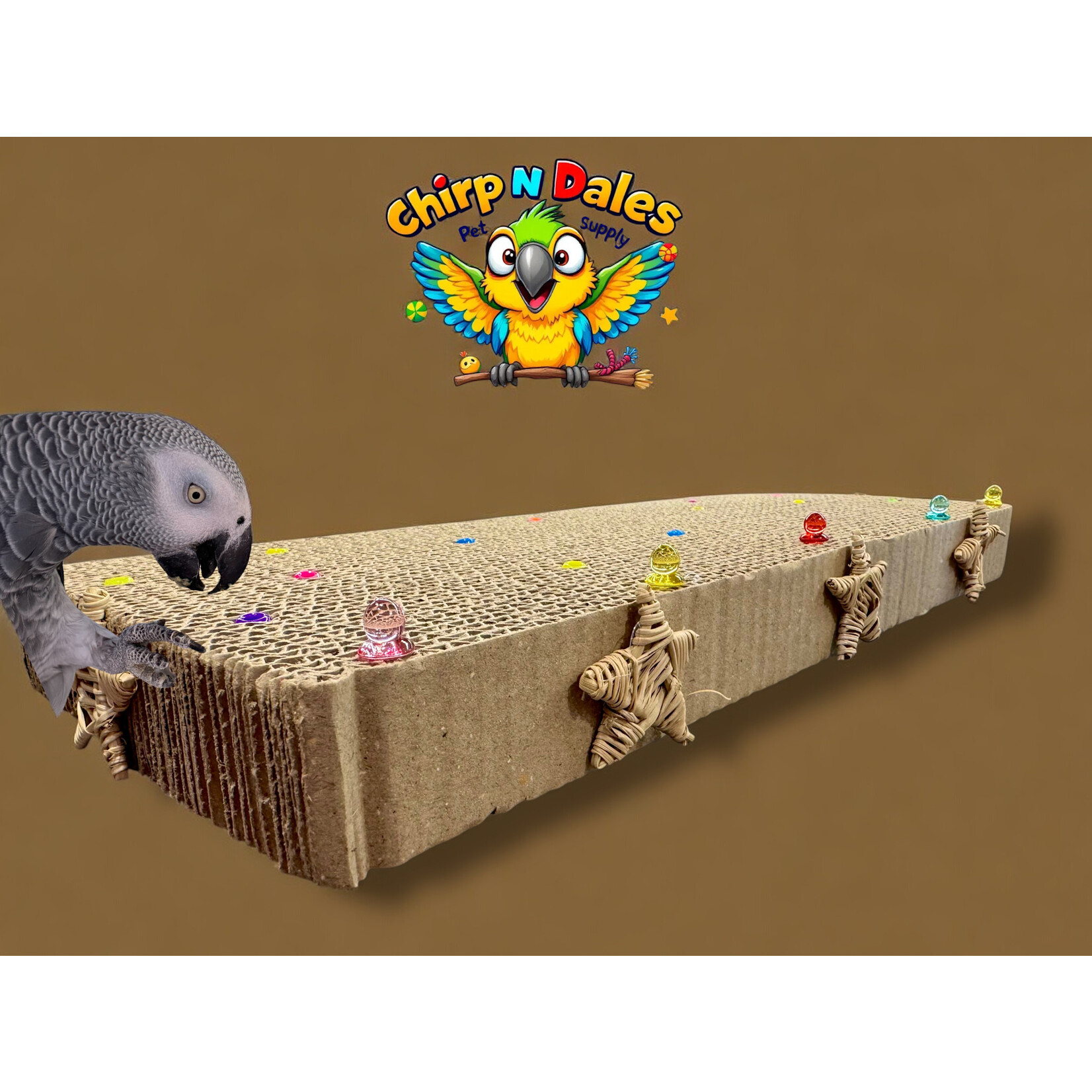 Bonkers Bonkers Jumbo Corrugated Platform Perch 19 x 7.5”