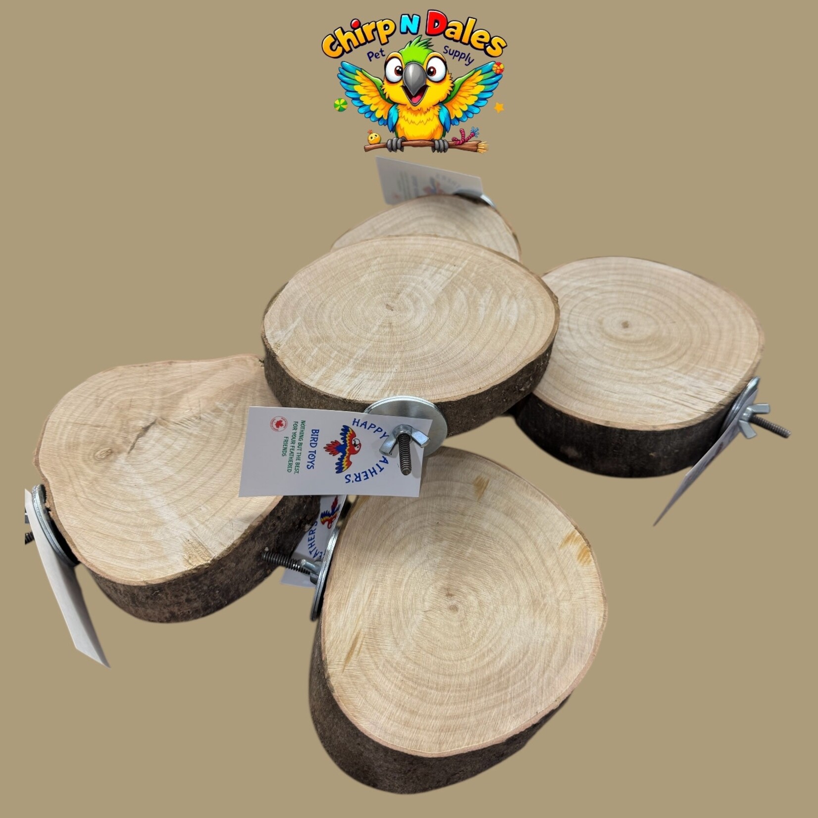 Happy Feathers Happy Feathers Maple Flat Perch Small