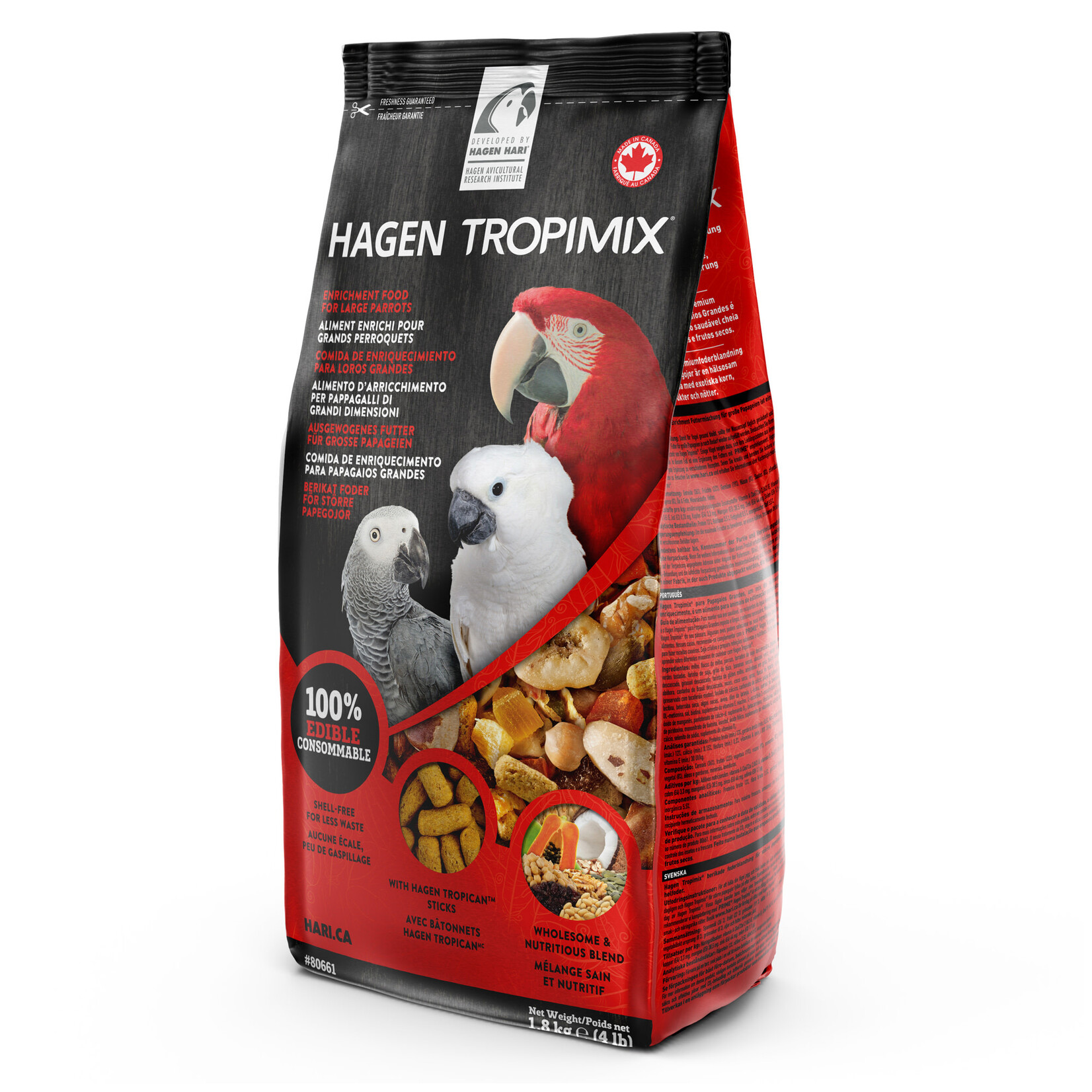 Hari Tropimix for Large Parrots, 4 lb 80661