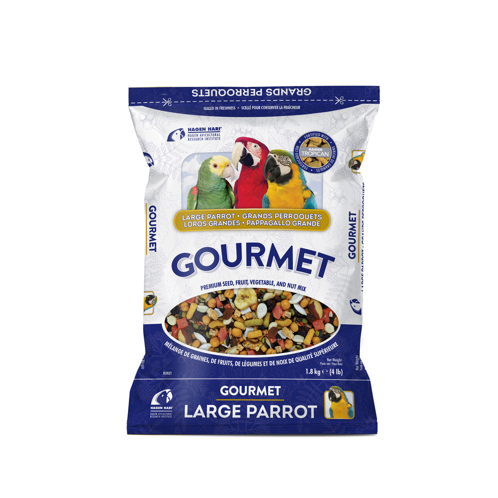 Hari Hari Large Parrot Gourmet Seed Mix 1.8kg-V B2821