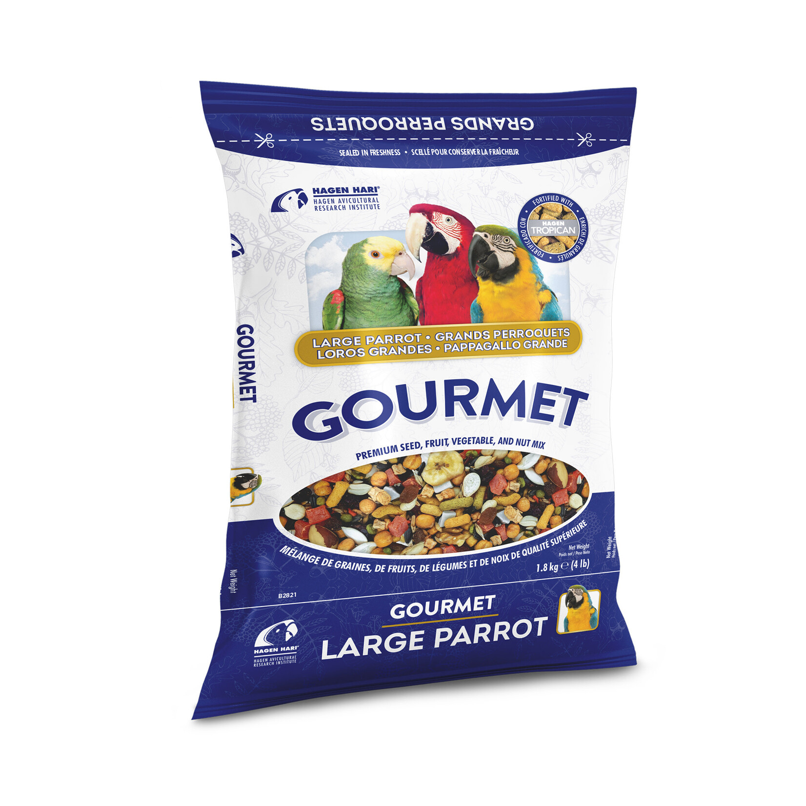 Hari Hari Large Parrot Gourmet Seed Mix 1.8kg-V B2821