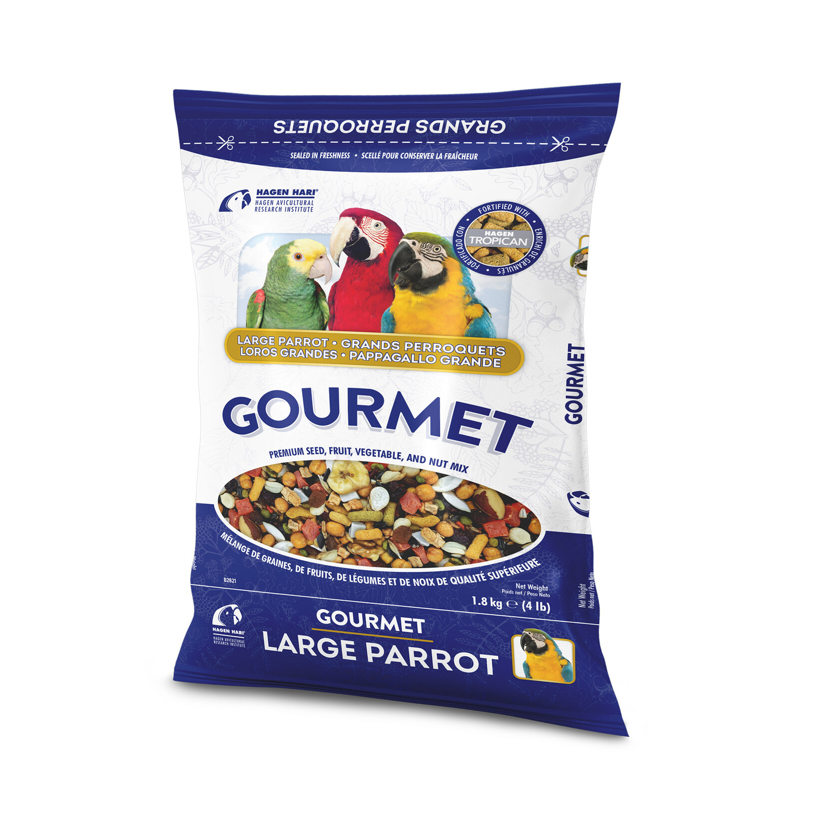 Hari Hari Large Parrot Gourmet Seed Mix 1.8kg-V B2821