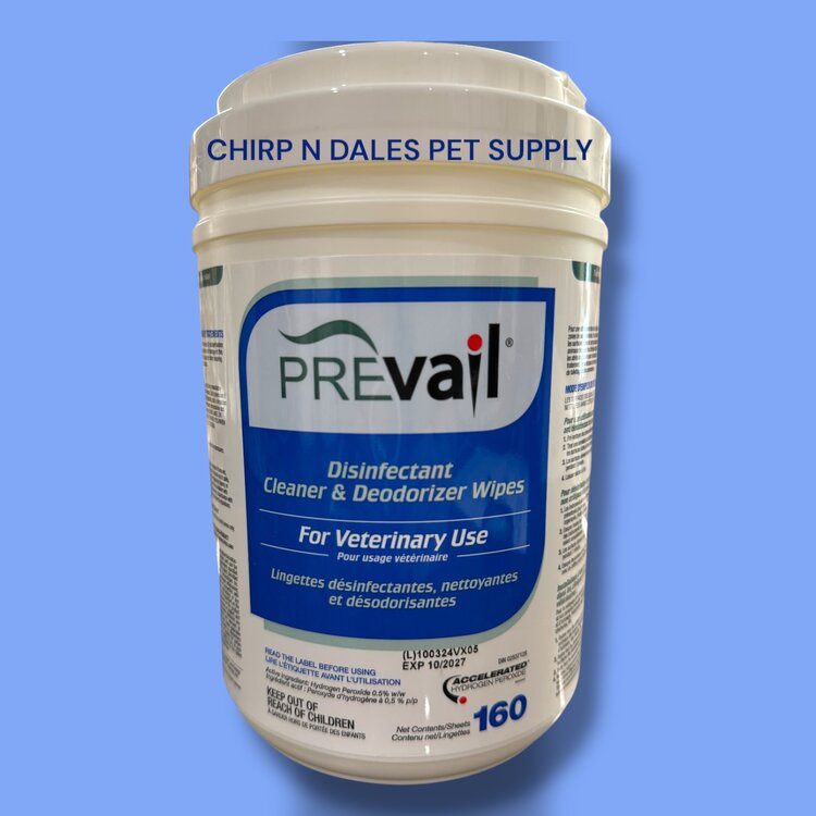Virox Prevail™ Vet Grade Avian Disinfectant Wipes (160/PK)