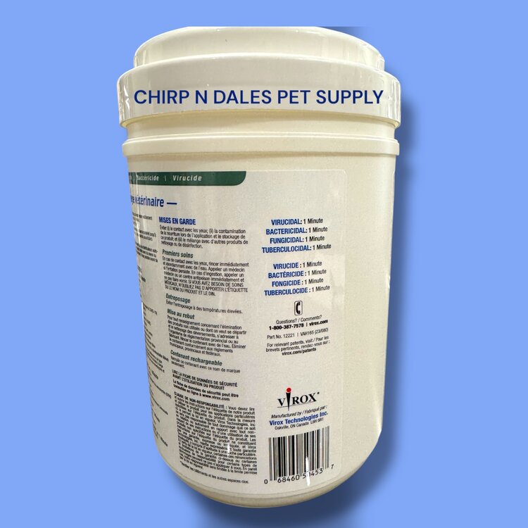 Virox Prevail™ Vet Grade Avian Disinfectant Wipes (160/PK)